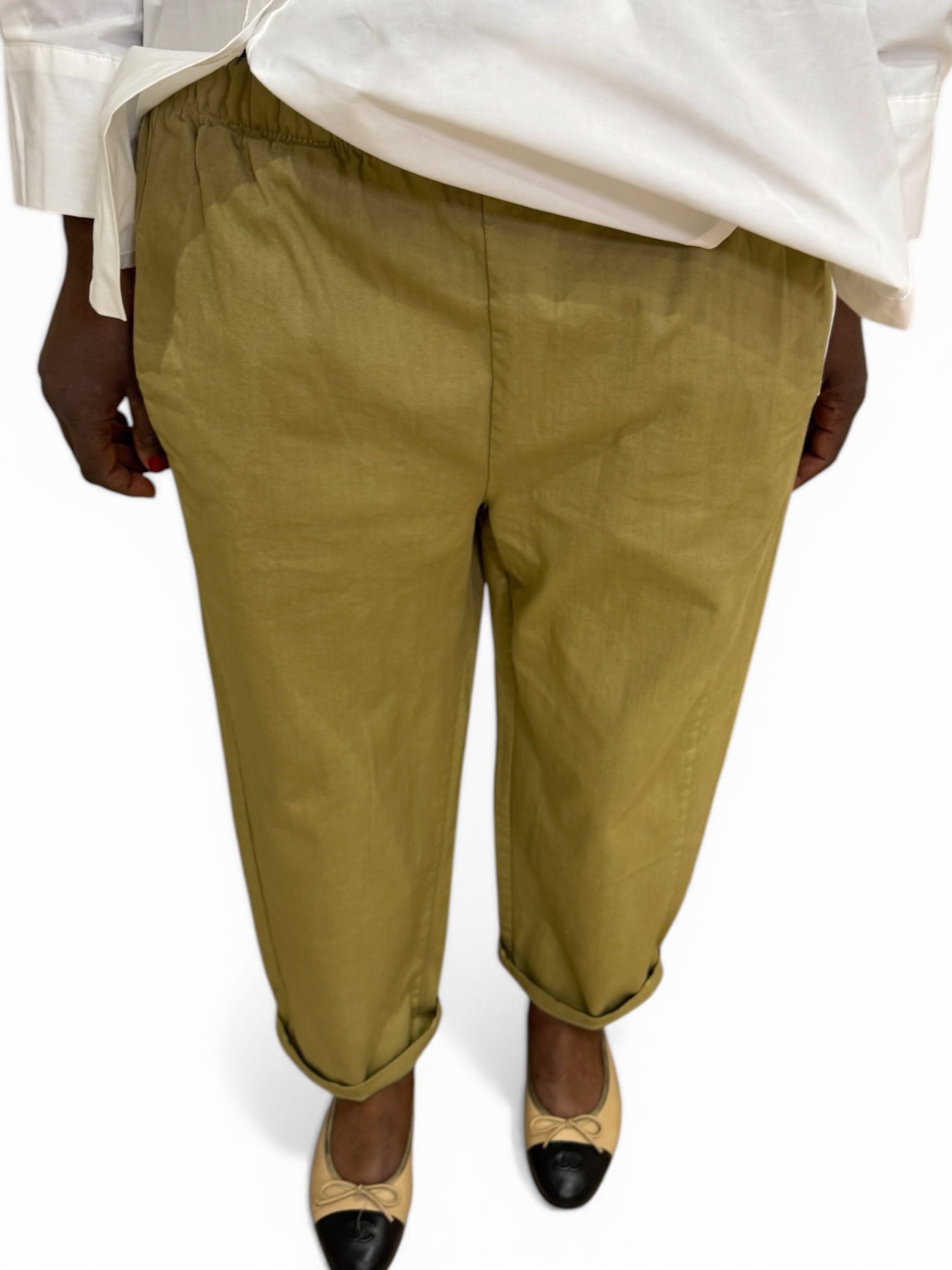 JEANS BARREL KAKI
