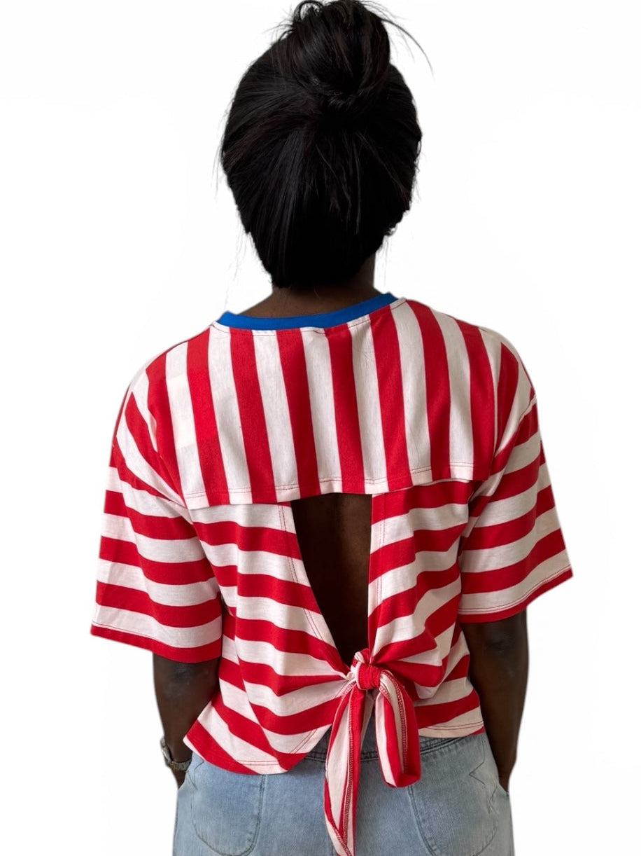 T-SHIRT ROUGE SARDINE