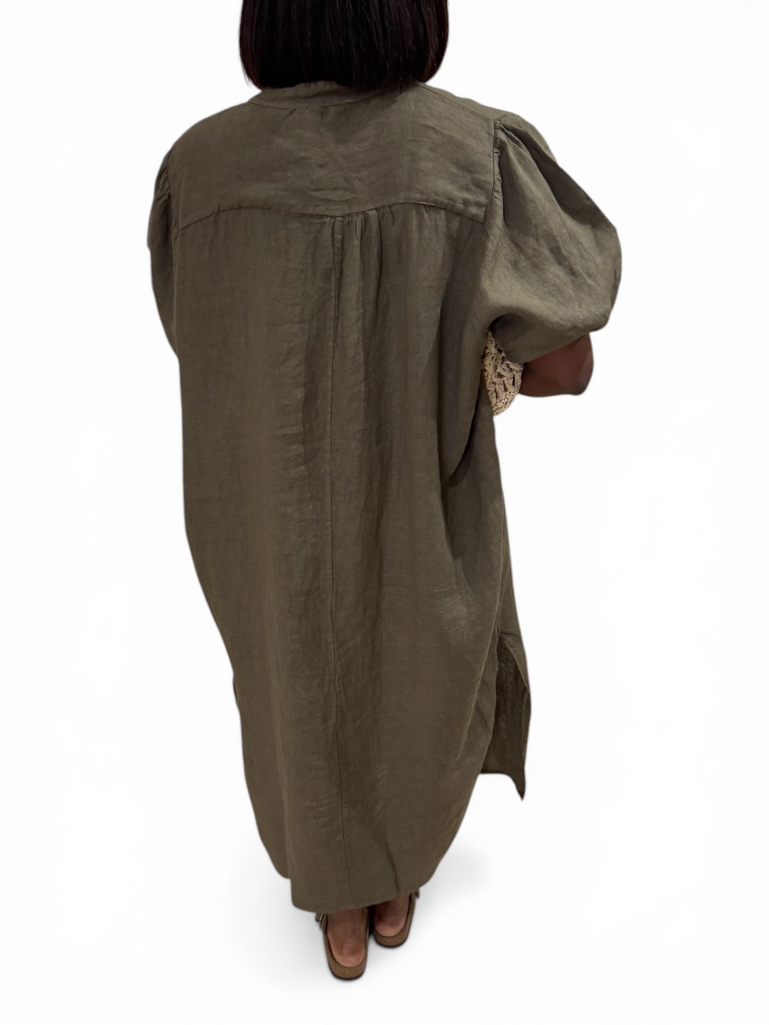 ROBE LIN KAKI
