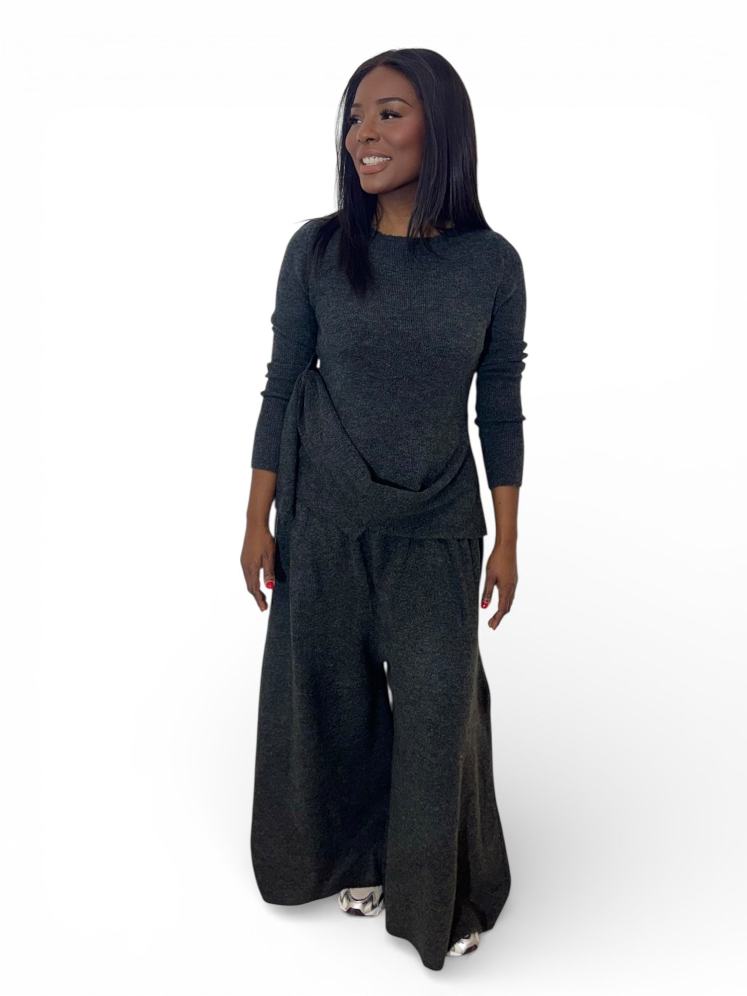 ENSEMBLE COSY ASYMÉTRIQUE GRIS