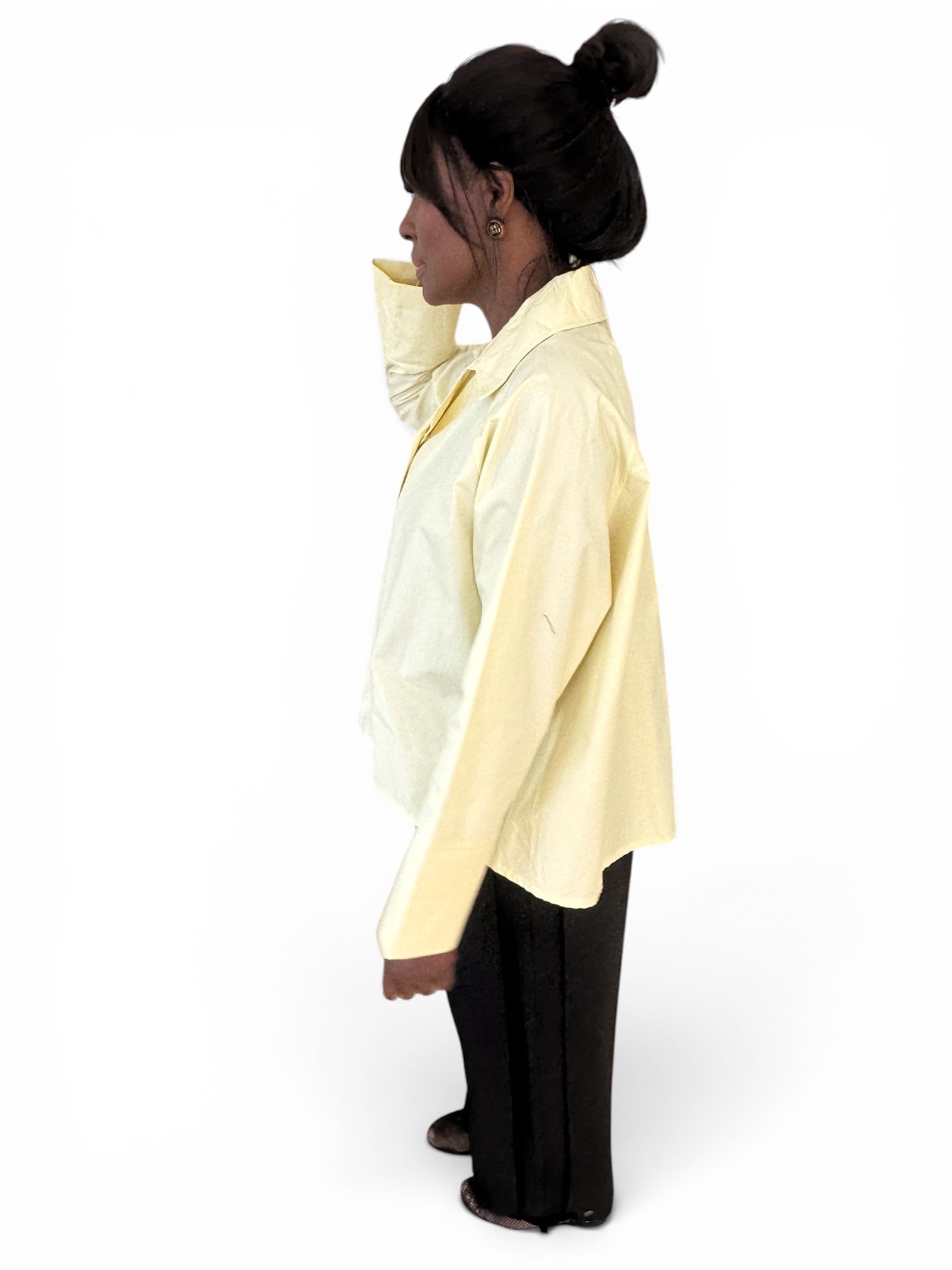 CHEMISE JAUNE BEURRE