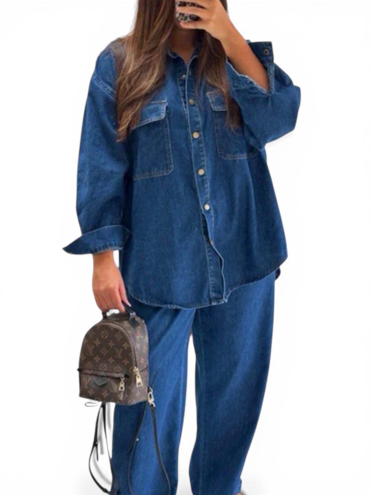 ENSEMBLE DENIM BLEU FONCÉ