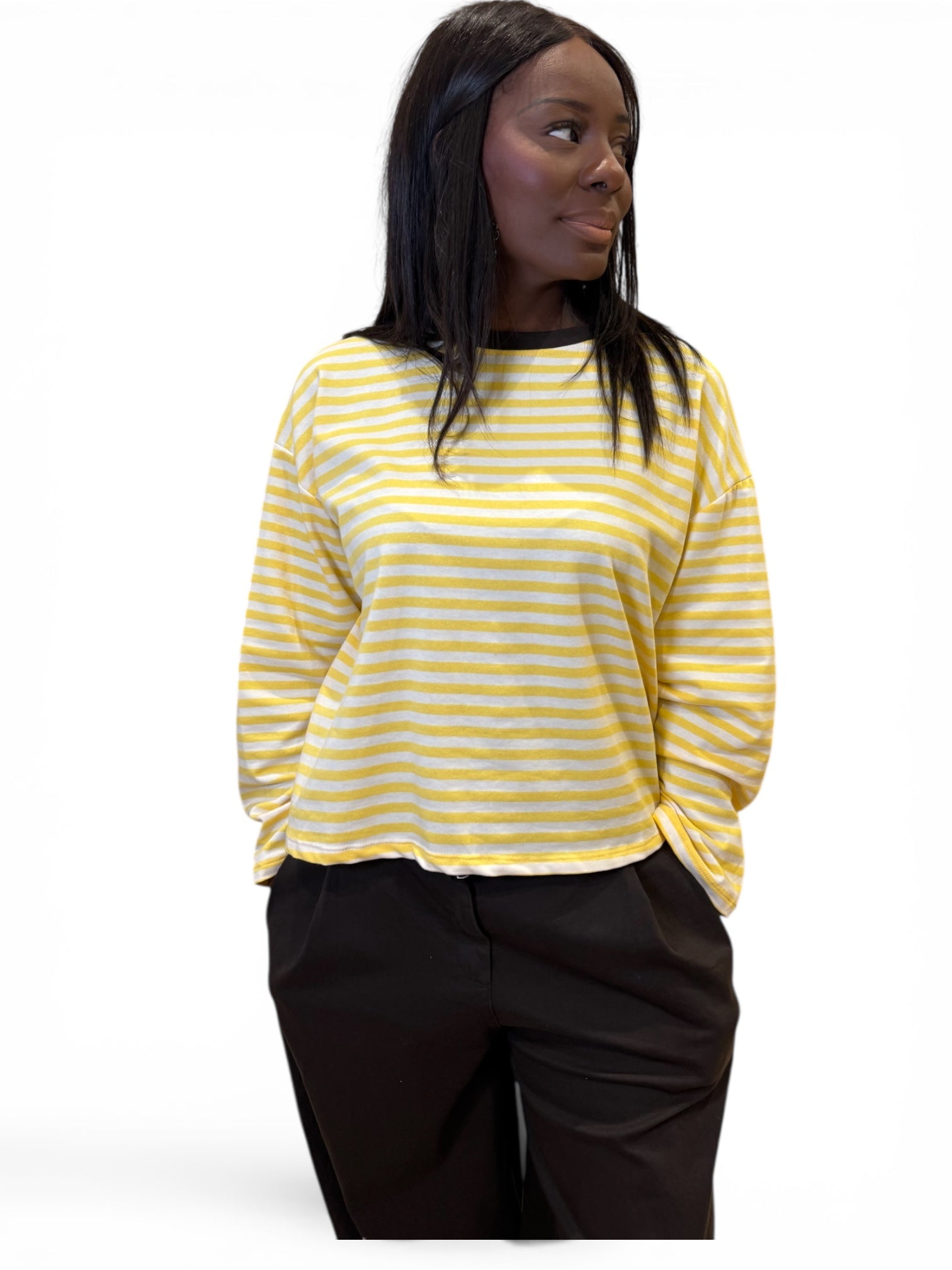 MARINIERE JAUNE MARRON