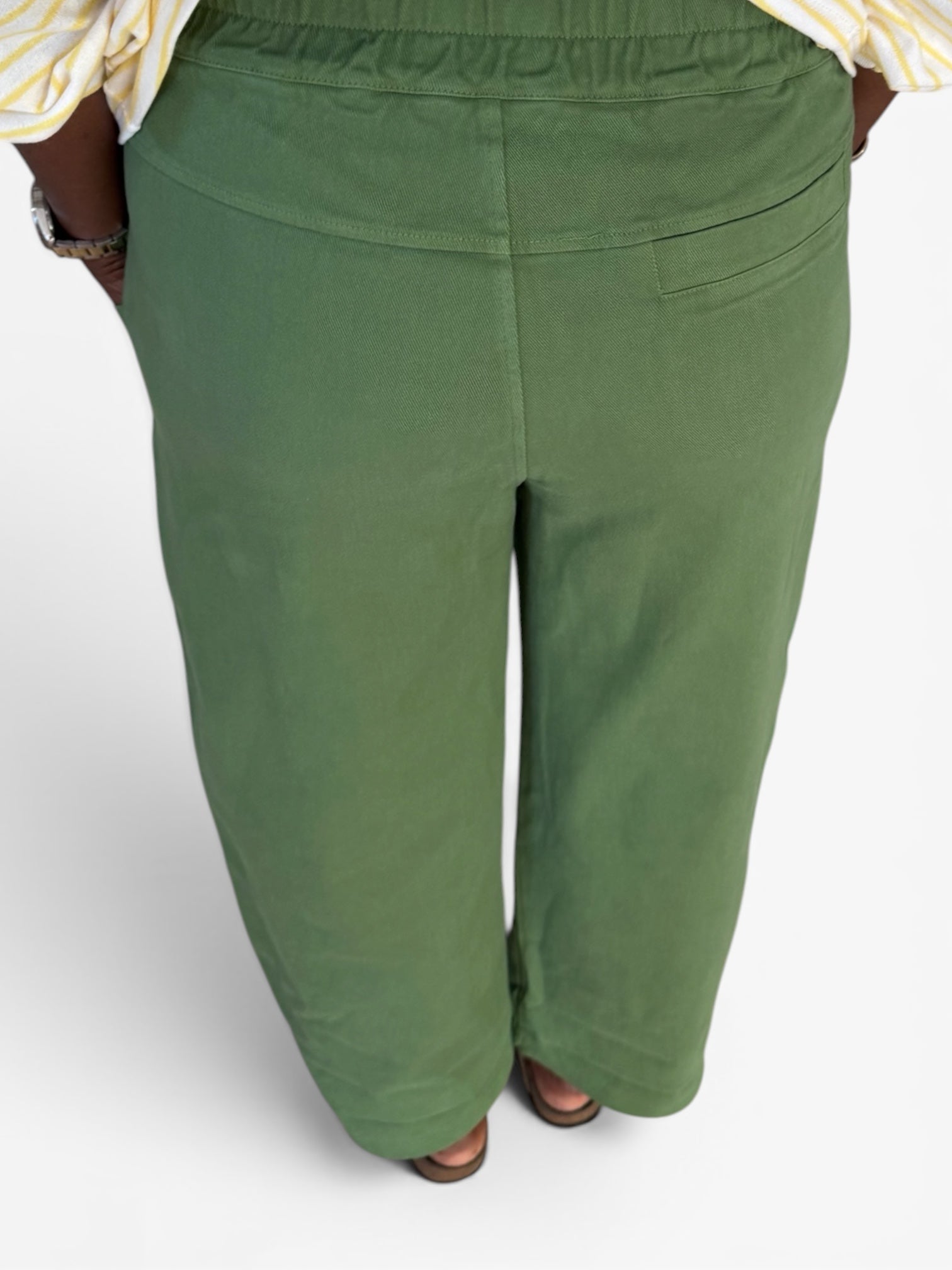 PANTALON CARGO VERT