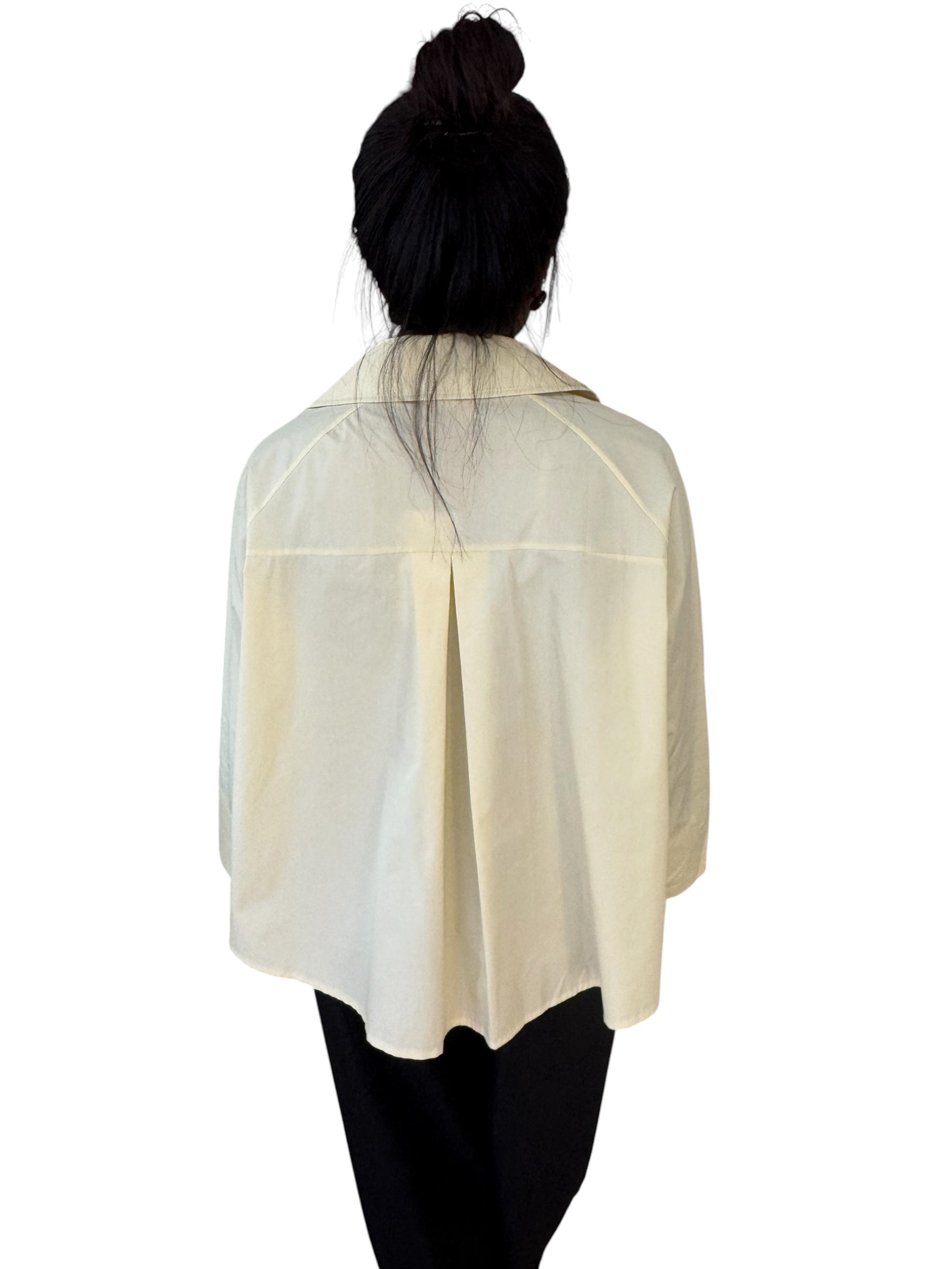 CHEMISE JAUNE BEURRE