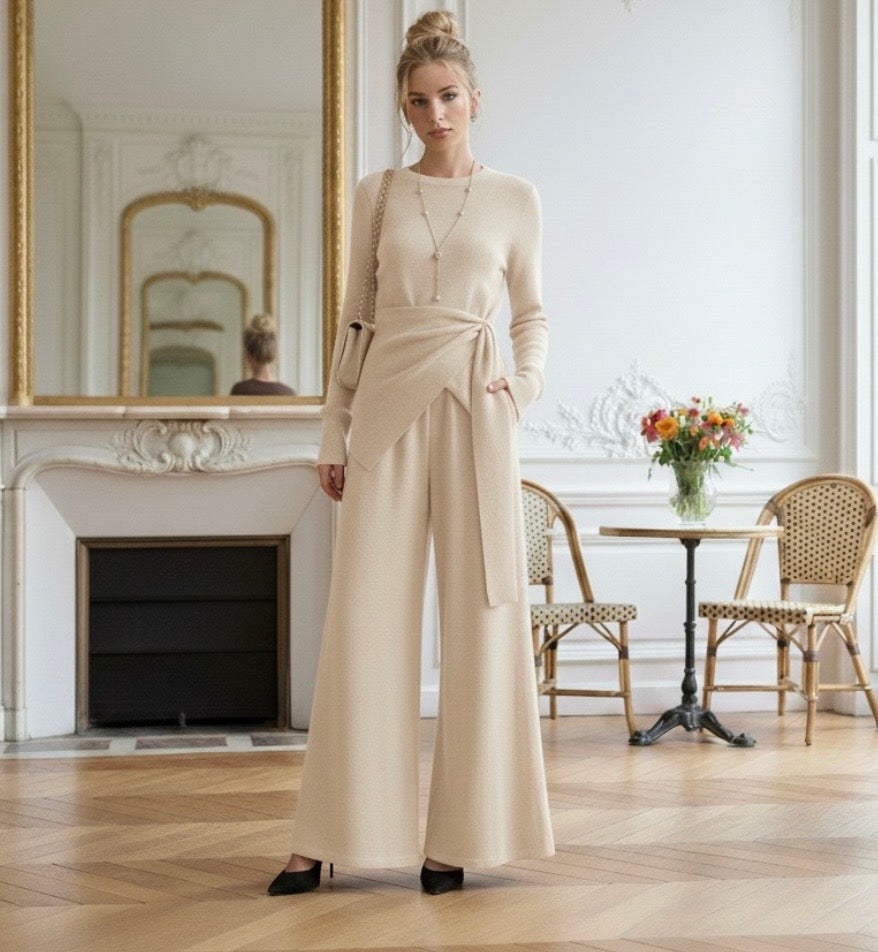 ENSEMBLE COSY ASYMÉTRIQUE BEIGE