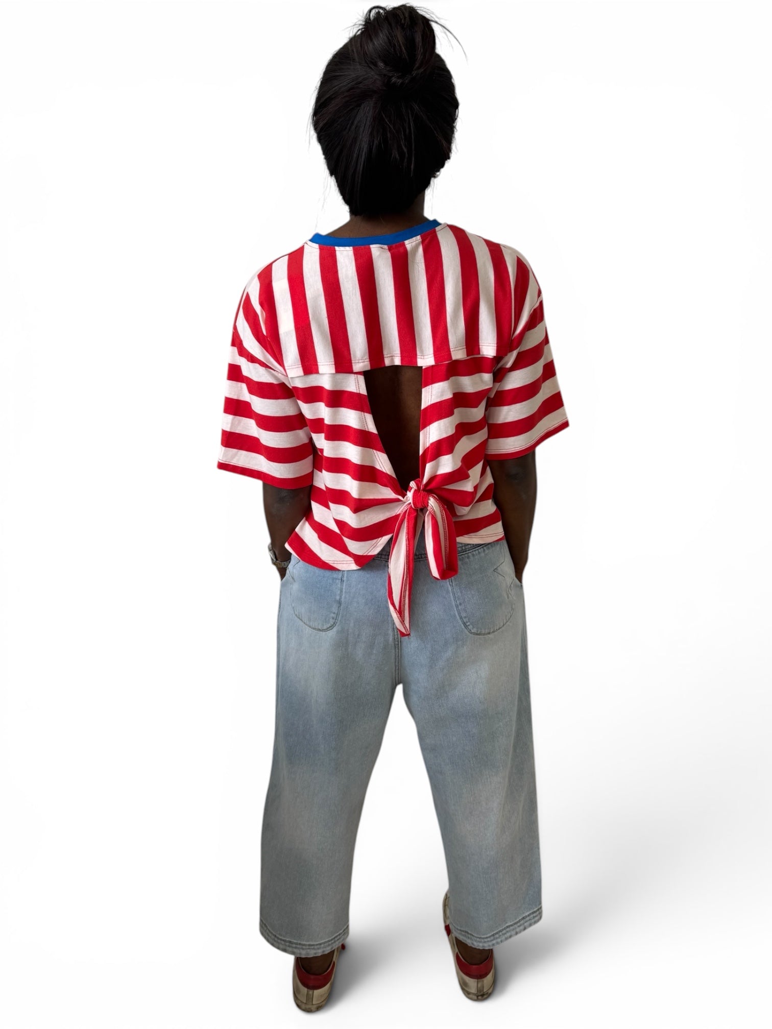 JEANS BALLON BLEU
