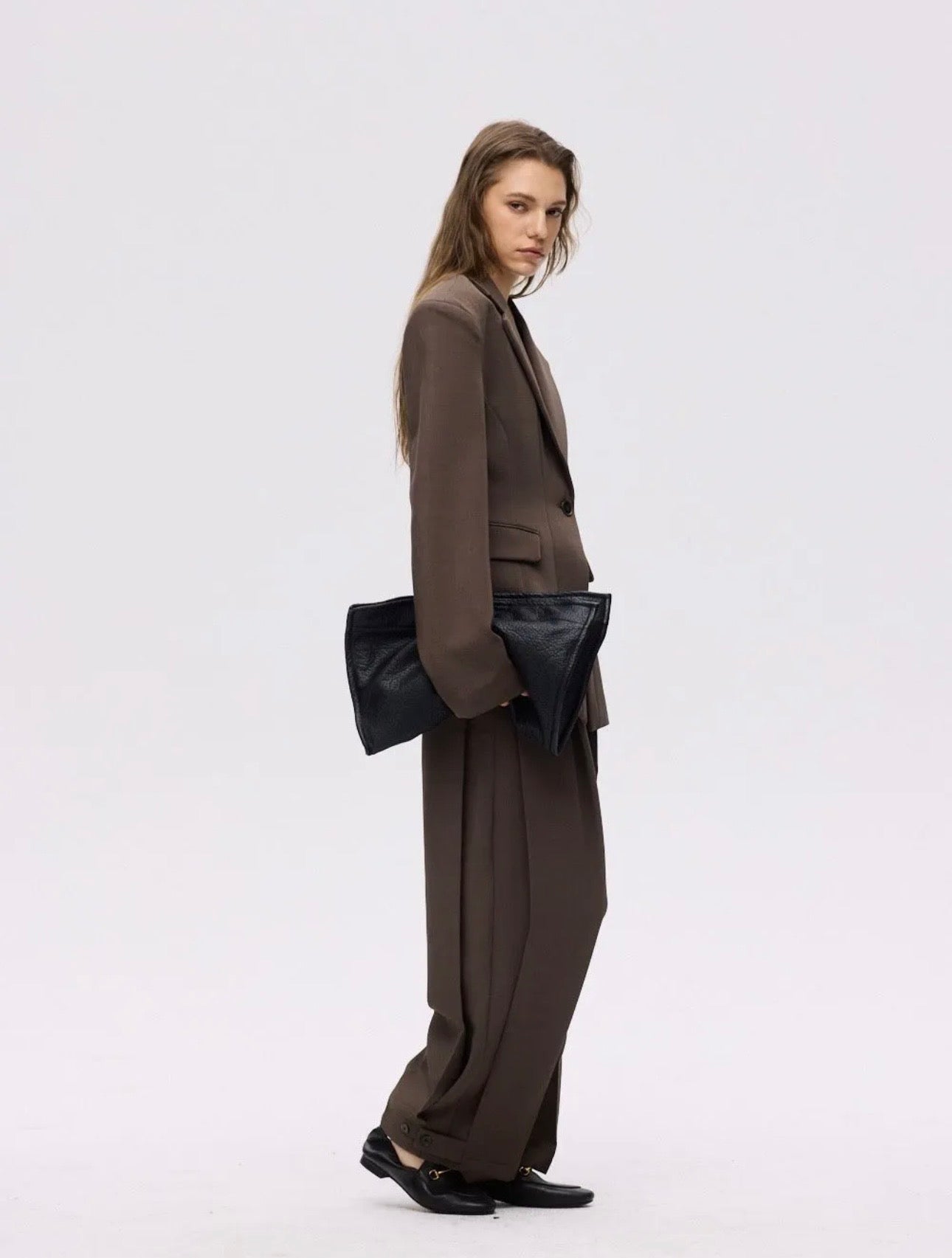 BLAZER ÉPAULETTE MARRON