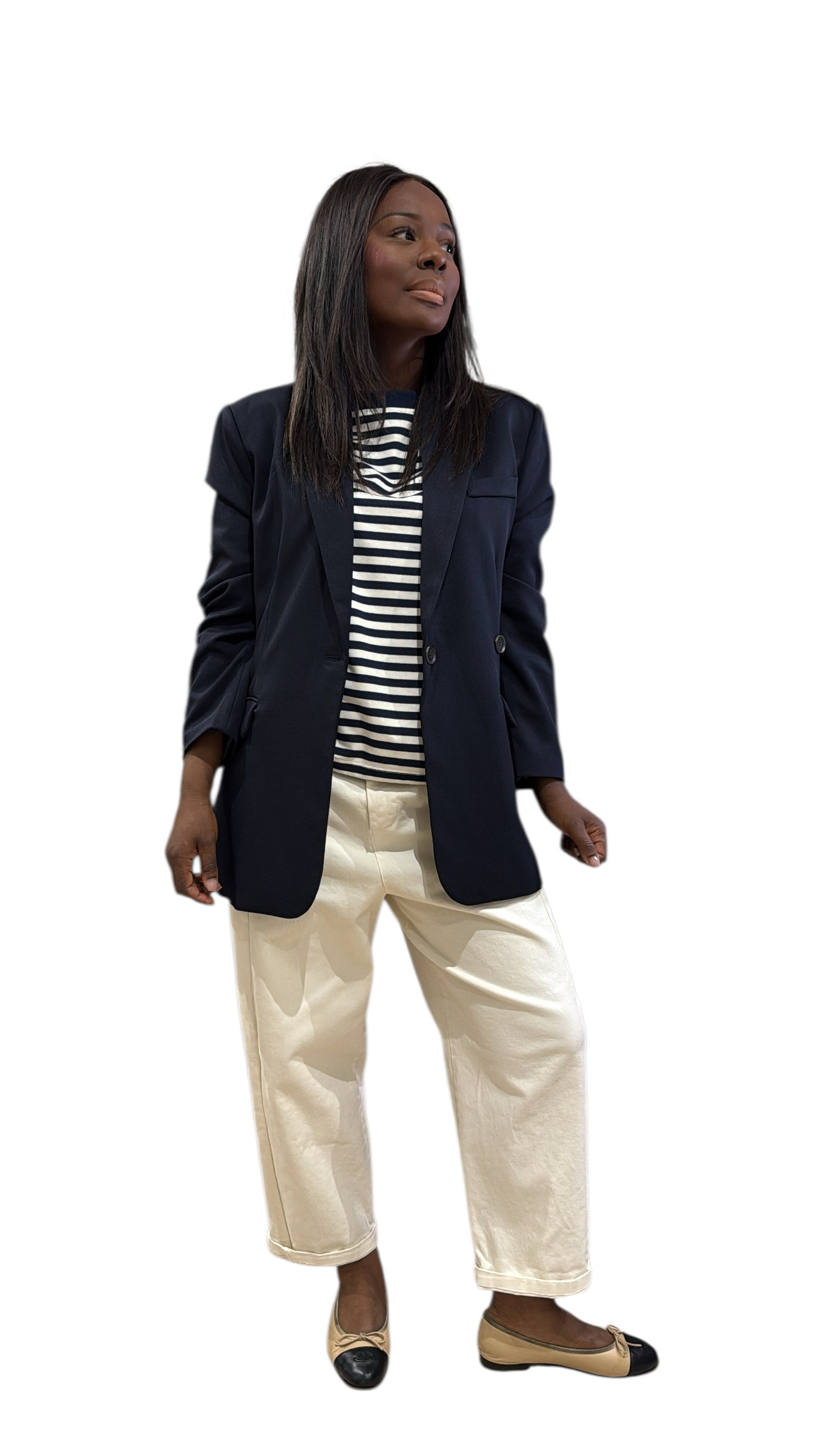 BLAZER MARINE BOUTON DOS
