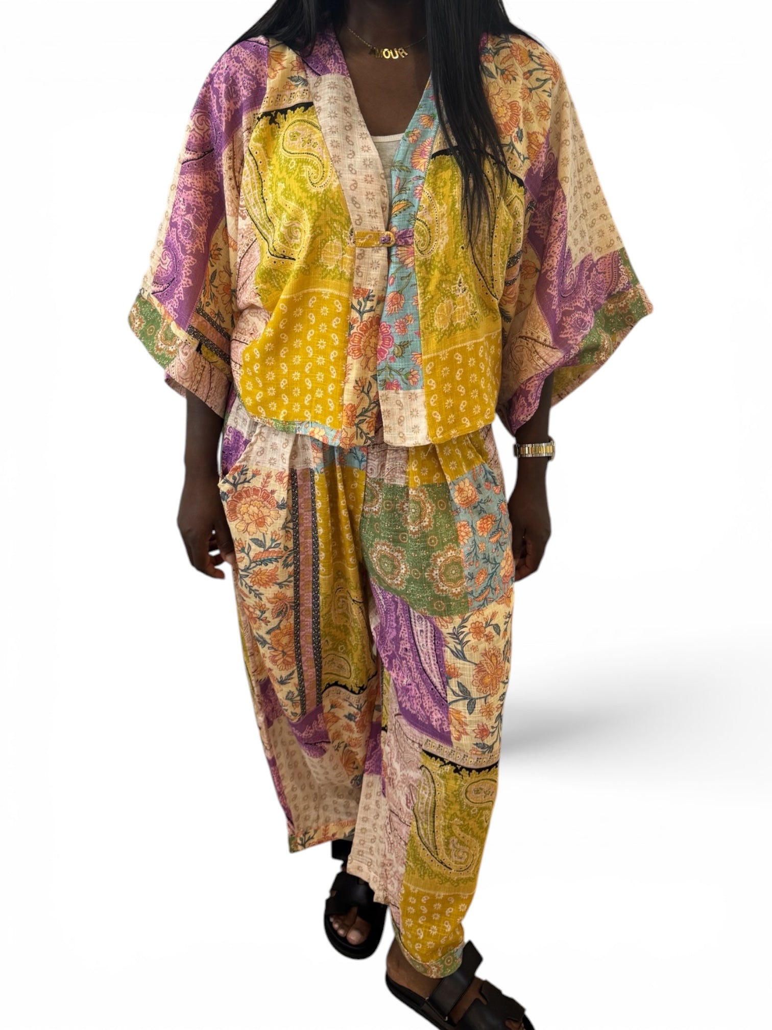 ENSEMBLE JUPE BOLLY JAUNE