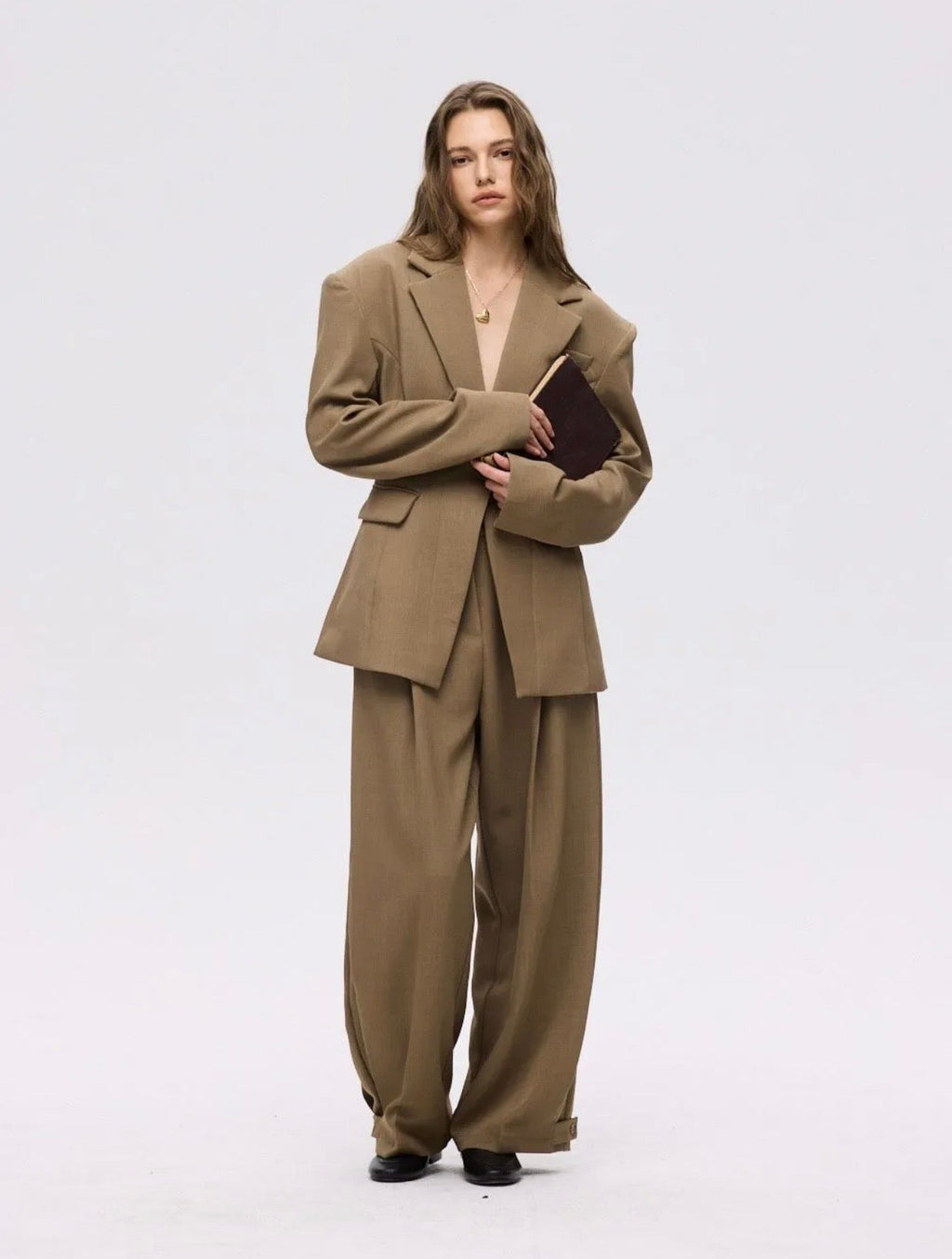 BLAZER ÉPAULETTE TAUPE