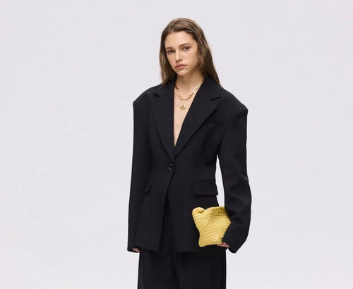 BLAZER ÉPAULETTE NOIR