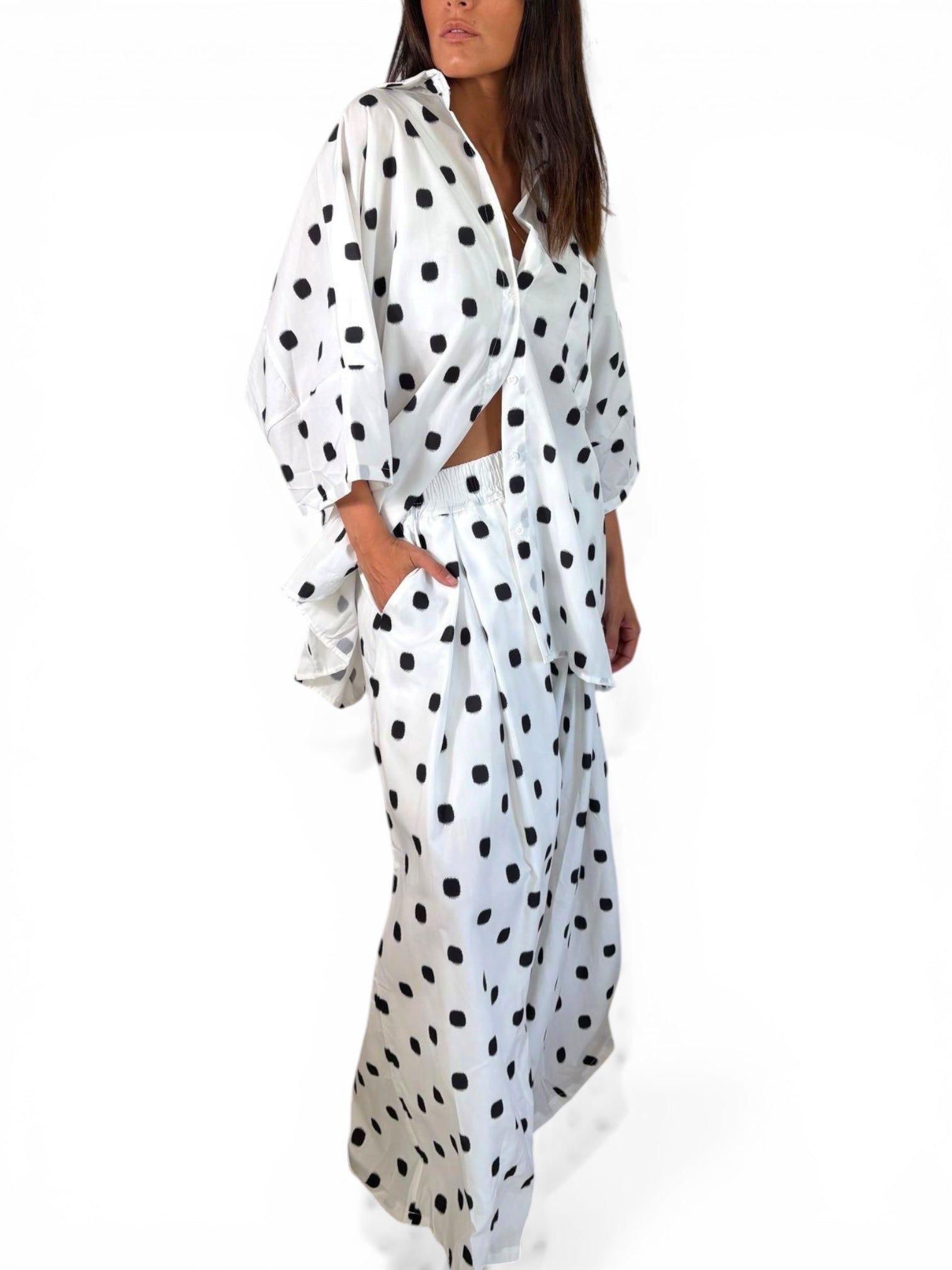 ENSEMBLE POIS BLANC