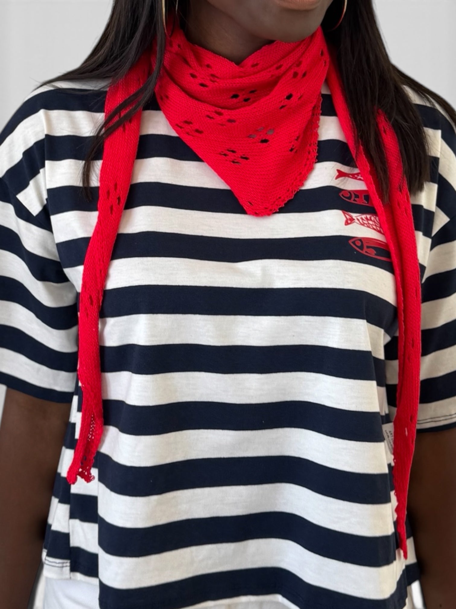 FOULARD DE COU ROUGE