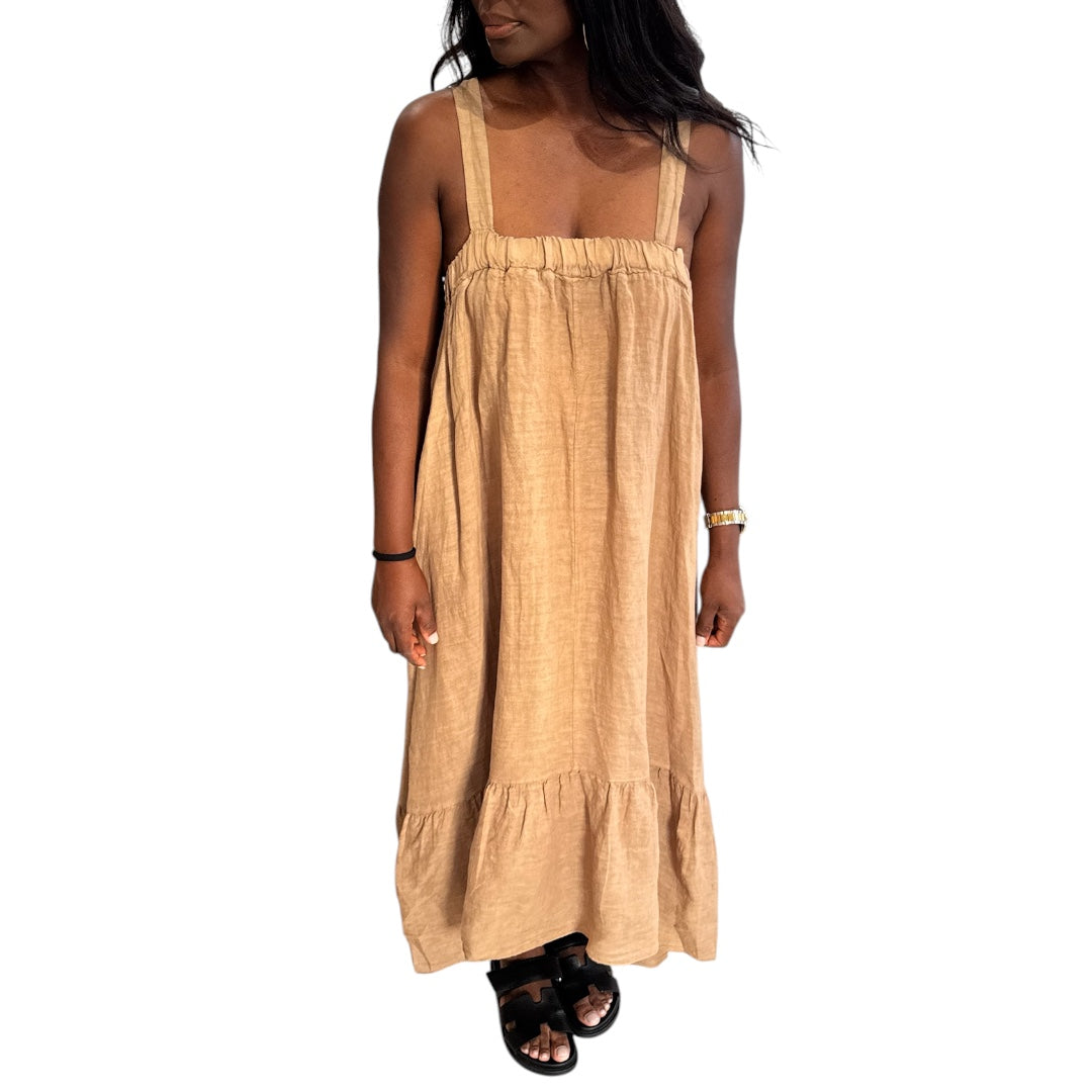 ROBE LUCIE CAMEL