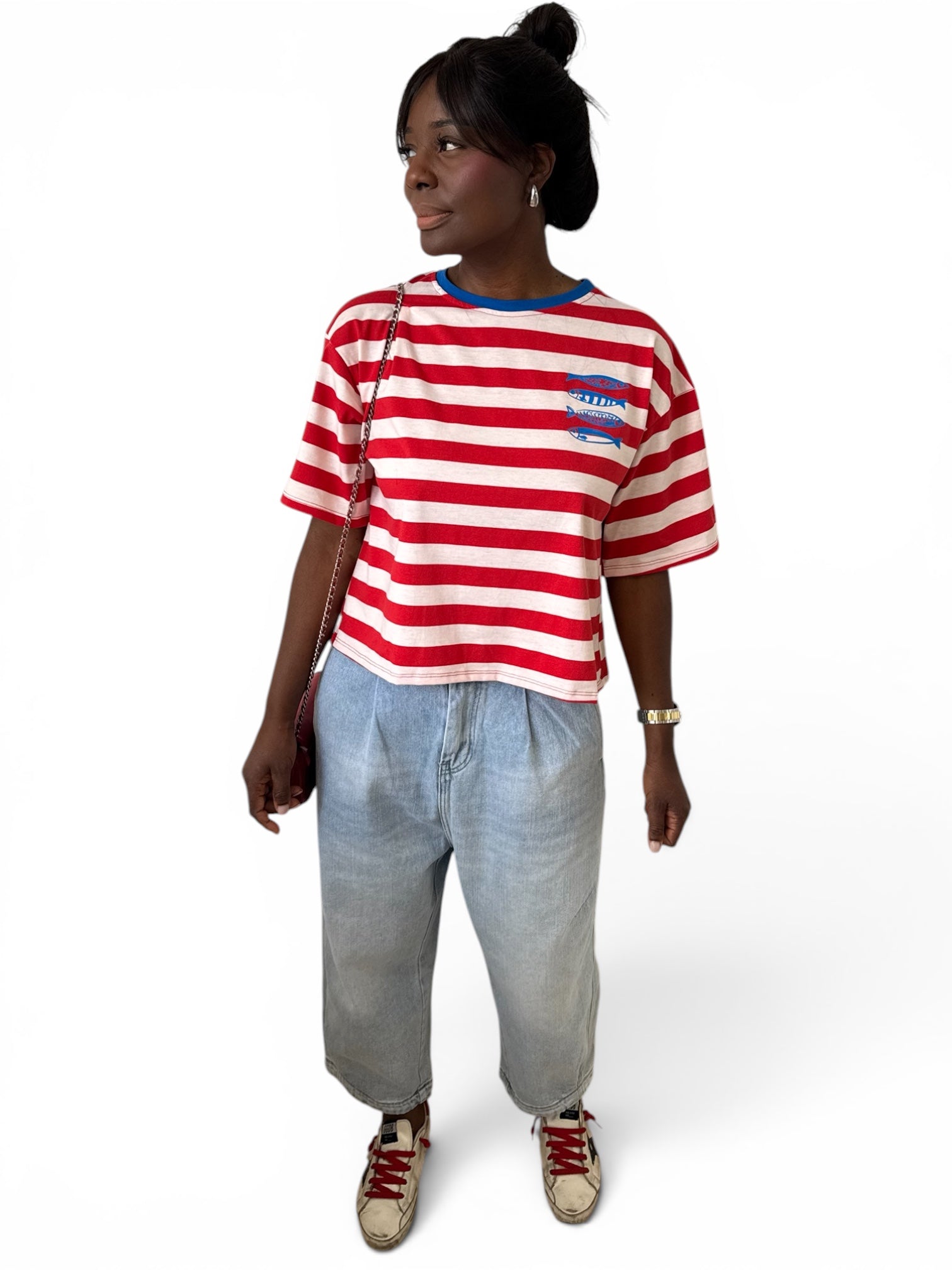 JEANS BALLON BLEU