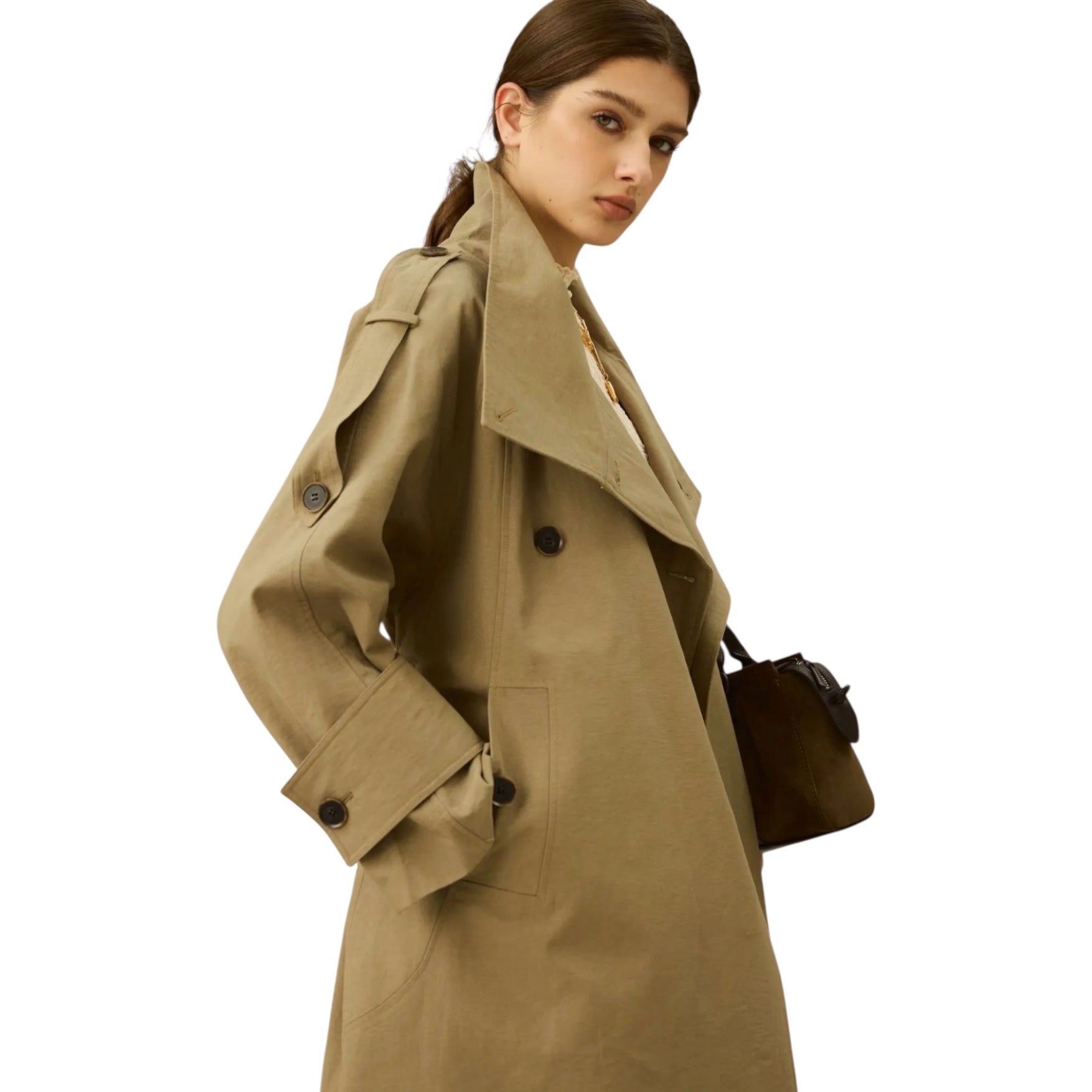 TRENCH OLIVE